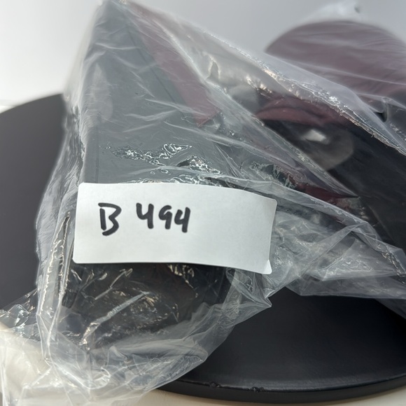 Clarks Burgundy Prairie Flower Leather Comfy Mulers Slides Clogs Shoes Size 7.5 - Picture 12 of 12